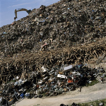 A processing plant for millions of tons of debris collected following the 11 March 2011 tsunami.