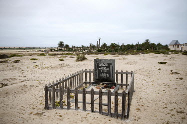 The grave of an African woman in the cemetery at Swakopmund.