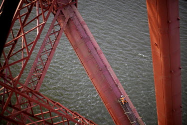 While the majority of workers were able to access the bridge using scaffolding, a team of abseilers was employed throughout to undertake work in hard to reach locations on the 125 year old Forth Rail...