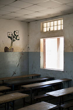 A classroom in the elementary school in the village of Fono, Segou.