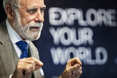 Computer scientist Vinton Gray 'Vint' Cerf, recognised as one of the fathers of the Internet.