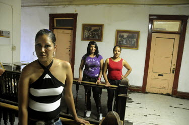 sex workers in a brothel on Avenida Juarez, in the old centre of town that is now largely deserted due to the security situation.
