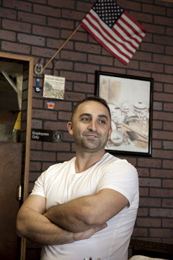 Albert Goshi, Albanian and originally from Kosovo, emigrated to the United States during the breakup of Yugoslavia in the 1990s. He owns a pizza restaurant with his brother in West Palm Beach, Florida...