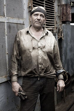 Kirill, one of the sailors on the General Ostriakov, one of the ships of the former Soviet fleet aground in Puerto de la Luz.After the fall of the Soviet Union in 1991, its enormous fleet of fishing s...