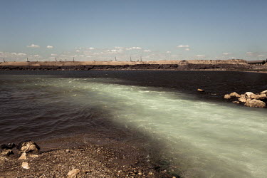 A run off of toxins from the Ilva steel plant goes into the Gulf of Taranto.