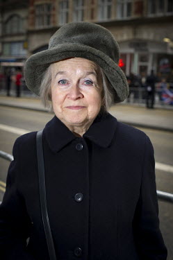 People who lined the streets of London for the funeral cortege of Margaret Thatcher, former British Prime Minister, who died on 8 April 2013 after suffering a stroke. Why did you come here today? Caro...