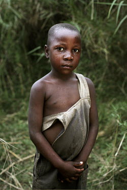 A child plays in a river beside the road from Bujumbura to Bururi Province. This area is in one of the four provinces in Burundi are severly affected by Neglected Tropical Diseases such as Onchocerchi...