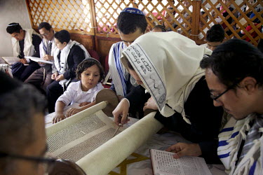 Meyer Sanchez reads from the Torah. He belongs to a community, one of many worldwide, of so-called 'lost Jews'. These communities, often previously Christians, claim a historic link with Judaism and h...