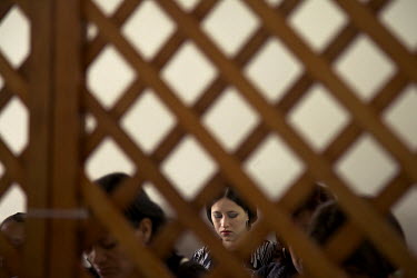 Yehudit Zapata recites prayers in a synagogue. She belongs to a community, one of many worldwide, of so-called 'lost Jews'. These communities, often previously Christians, claim a historic link with J...