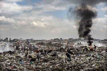 Dandora dump. All domestic and industrial waste is dumped here. People sort and look for valuable and recyclable materials. Plastics are sold to Ecopost. EcoPost Ltd is a for profit social enterprise....
