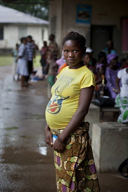 15 year old Mariatu Kanu attends the ante-natal clinic at Masougbo Chiefdom Primary Health Unit in Bombali District. The unit is supported by H4+ (made up of UNAIDS, UNFPA, UNICEF, UN Women, WHO, and...