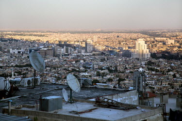Overlooking the capital from a viewpoint on Mount Qasioun.