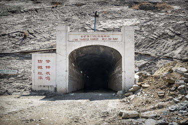 An entrance tunnel to the NFCA's (Non-Ferrous Company Africa) Chambishi copper mine. The NFCA, a Chinese company, owns and operates several mines and plants in the Copperbelt. The Chinese mother compa...