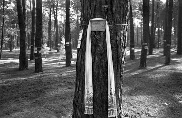Surrounded by a high fence, Bykivnya Forest on the outskirts of Kiev served as a vast burial ground for the NKVD (forerunner of the KGB). It is estimated that about 200,000 victims of the Soviet syste...