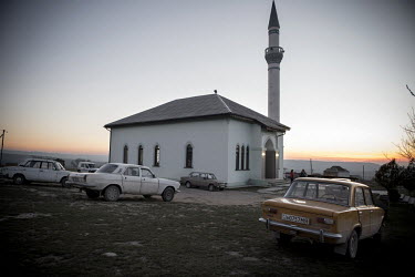 A tatar mosque near the Tatar town of Bakhchisaray. Tatars have lived in Crimea for centuries but in 1944 Stalin punished the entire tatar population for collaboration wth the German occupiers by depo...
