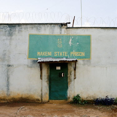 Entrance to the Makeni State Prison.