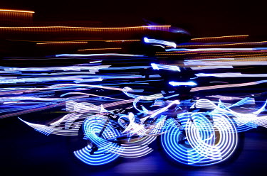 A performances of Ghost Pelaton combines the athleticism of cycling and dance with cutting-edge lighting technology in Leeds. Phoenix Dance Theatre and public art organisation NVA are collaborating wi...