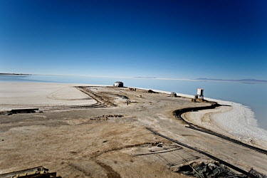 The Salar de Uyuni, the flats cover an area of 10,000 square kilometres and are a newly discovered source for the valuable metal Lithium.