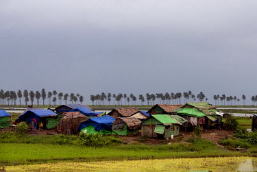 Thin Taw Li refugee camp where more than 3,000 Rohingya refugees live in a Muslim enclave.