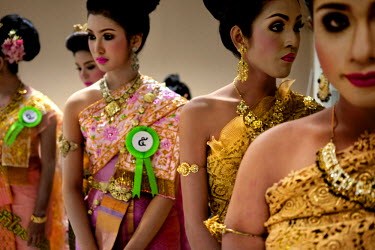 University students participate in a traditional Ladyboy Beauty Contest in Bangkok.  ~<i>This is Bangkok</i> Globalised and localised.  Everyone is plugged into something. Cosplay from Japan. Pop from...