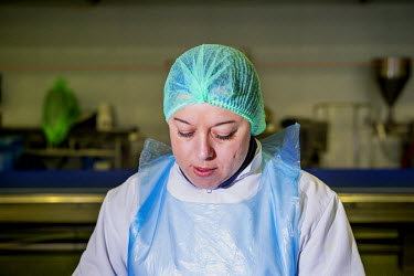 Portrait of a worker at Greencore's Manton Wood facility near Worksop. Greencore's Food to Go factory in Manton Wood near Worksop in Nottinghamshire is the world's largest (and according the company's...