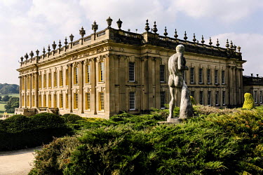 A statue at Chatsworth House, a stately home in Derbyshire. It is the seat of the Duke of Devonshire and has been home to the Cavendish family since 1549.