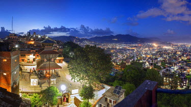 Night falls and stars emerge as a solar panel and an ancient temple share space in the tight confines of Kathmandu. As Nepal's government has been unable to keep pace with inhabitants' hunger for elec...