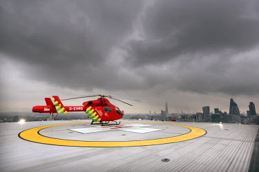 A helicopter landing at the Royal London Hospital in Whitechapel. London's Air Ambulance, also known as London HEMS (Helicopter Emergency Medical Service), is a British registered charity that operate...