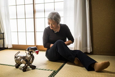 Michiko Sakurai with her AIBO at home in Japan. In 1999, Sony released a series of robotic pets called AIBO or Artificial Intelligence Robot. In 2006, they discontinued the AIBO line and then in 2014,...