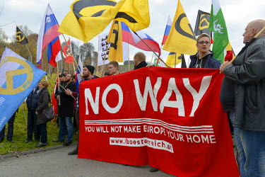 Local residents and right-wing groups from both Austria and Slovenia gather for an anti-immigration demonstration and to oppose a left-wing pro-refugee rally. The encounter is taking place high in the...