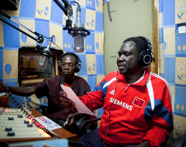 Oussmane hosts a radio show on Congolese music every Friday on Pamodja FM. He is bilingual and translates the French lyrics for his listeners as the songs are very popular in English-speaking Kenya. T...