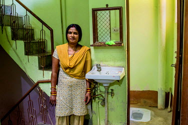 Sangita, 35, moved to Delhi City ten years ago. Before moving to Delhi, Sangita lived in a village where she used to go to the toilet in the fields, and says she felt ashamed of it. This made her adam...