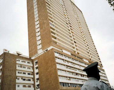 An apartment building in downtown Maputo.