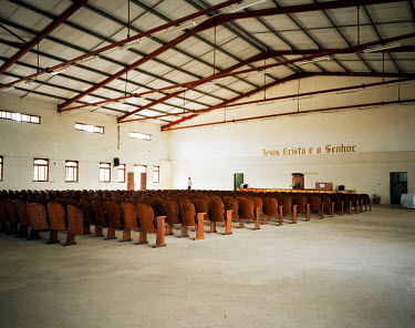 An evangelical church using old cinema seats. These churches often built in old warehouses and cinemas. Initially primarily implanted in the most disadvantaged neighbourhoods, the churches recruit inc...