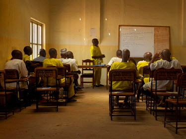 A prisoner's class in business statistics which is taught to university level and is part of the Small Business Management studies at Luzira Upper Prison. Uganda's largest maximum security prison was...