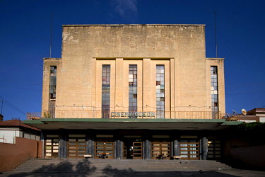 The Rationalist and Cubist influenced Cinema Odeon building, built in 1937 by architects Guiseppe Zacche and Guiseppe Borziani and is still open for business today. Asmara is a showcase of 1930s Itali...