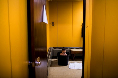 Gilford has a bath in a basin in the women's section of the Washeteria, a communal bath house. A bucket of hot water for this purpose costs two US Dollars. The Washeteria is the only place for residen...