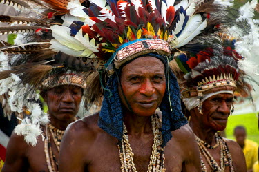 A welcoming dance troupe of the Vijari Jajora tribe.