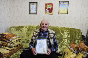 WWII veteran Reshetnyak Petr Vasilyevich (90) was enlisted in the Red Army on 3 October 1943. He was 18 years old. He says: 'I and the rest of the recruits were trained at the Tatishchevo military cam...
