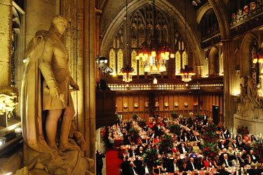 The Lord Mayor's Banquet, the annual showpiece of the City of London. The banquet is attended by the Prime Minister, the Archbishop of Canterbury, law lords, financiers, diplomats and various members...