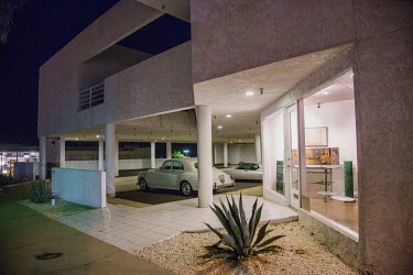 An Art Deco style building in downtown Palm Springs.