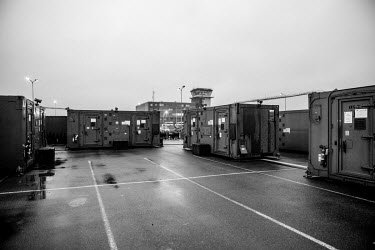Communication stations housed within containers during DARS exercises.