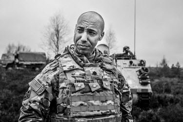 Lieutenant colonel John Evans from the US Army during NATO Iron Sword joint exercises.