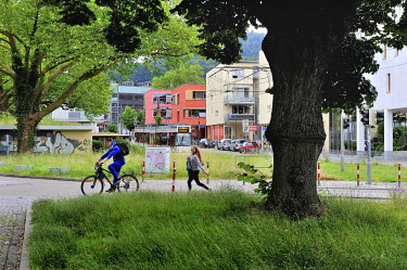 The purpose-built sustainable living eco-quarter in the Vauban neighbourhood.