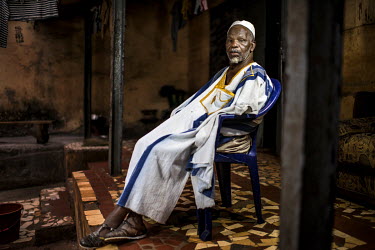 Capitaine Oussou Keita at his house where the police came to arrest him in 1985, before torturing him and putting him in prison. ~~'I was arrested on 6 July 1985. I was watching TV when the attempted...