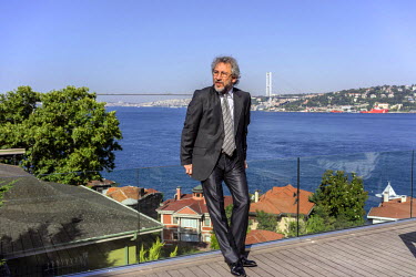Can Dundar, the editor-in-chief of national newspaper 'Cumhuriyet' (Republic), at his home on the Anatolian side of the Bosphorus.  After his newspaper ran a story exposing the supply by Turkish intel...