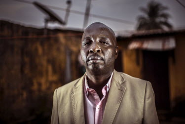 Ahmadou Tounkara at the house in Conakry where his father was arrested and subsequently executed by the Sekou Toure regime.'My father was Tibou Tounkara, the delegate minister of the Forest Region. Af...