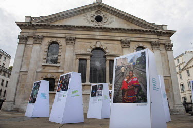 Build Hope In The City, an exhibition featuring images from Kenya, Haiti and Bangladesh, at St Martin in the Fields in London by Panos photographer Abbie Trayler-Smith in partnership with Concern Worl...
