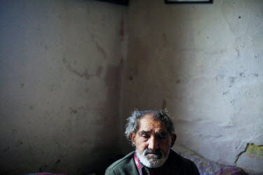 Jan Ondic, 89, one of the oldest inhabitants in the Roma settlement of Podsadek.