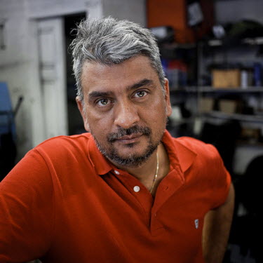 Manish, originally from India, in his Semos shoe repair store in Stamford Hill.He says of Brexit: 'When I was new in this country I didn't see that many people in the train, or buses. Nowadays, it's a...